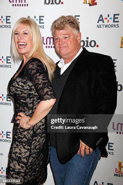 Dan Dotson and Laura Dotson attend A&E Networks 2013 Upfront at Lincoln Center on May 8, 2013 in New York City.