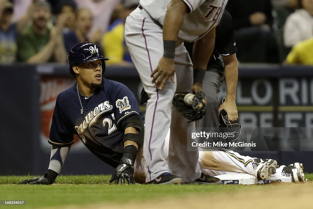 Texas Rangers v Milwaukee Brewers