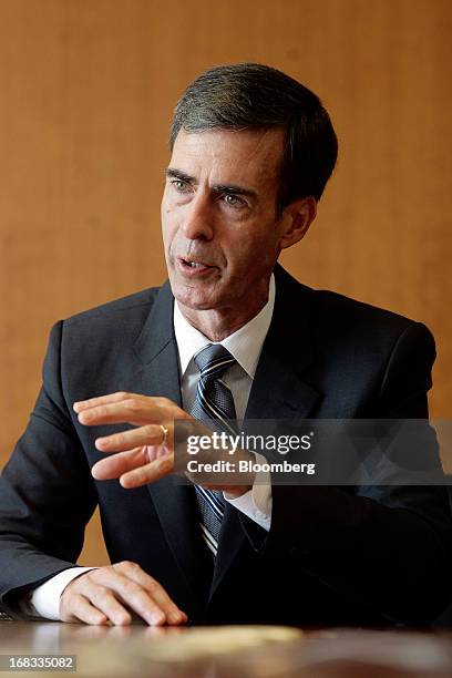 Jack Clark, chief technical officer of Novelis Inc., speaks during an interview in Seoul, South Korea, on Wednesday, May 8, 2013. Novelis Inc. Plans...