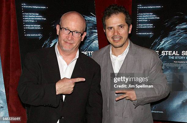 Director/producer Alex Gibney and actor John Leguizamo attends the "We Steal Secrets: The Story Of Wikileaks" screening at Tribeca Grand Hotel -...