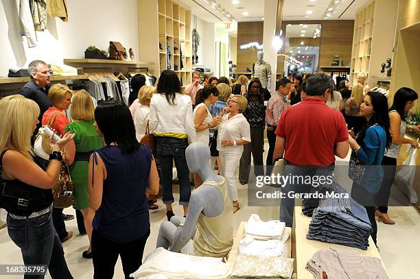 Guests attend 7 For All Mankind x Nikki Reed Jewelry Collection presentation at The Mall at Millenia on May 8, 2013 in Orlando, Florida.