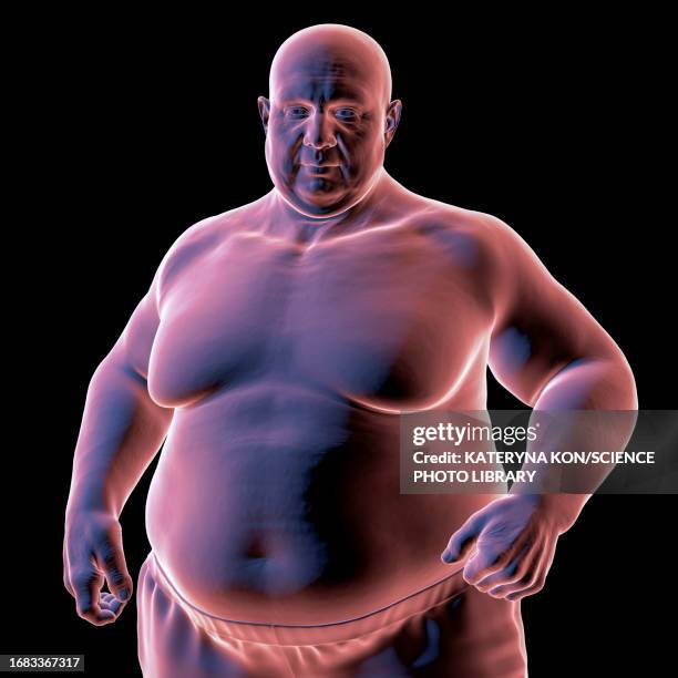 overweight man, illustration - man black background stock illustrations