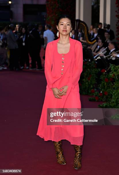 Rejina Pyo attends Vogue World: London 2023 at Theatre Royal Drury Lane on September 14, 2023 in London, England.