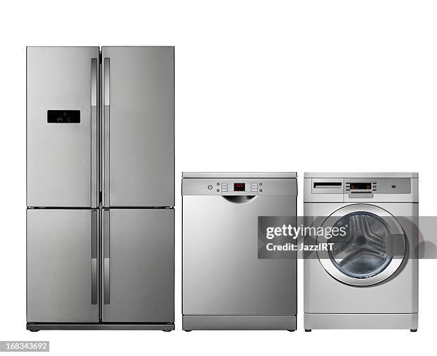 household appliances, kitchen - washing mashine stock pictures, royalty-free photos & images