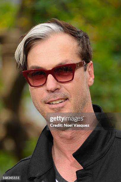 Michael Fitzpatrick of Fitz and The Tantrums visits "Extra" at The Grove on May 8, 2013 in Los Angeles, California.