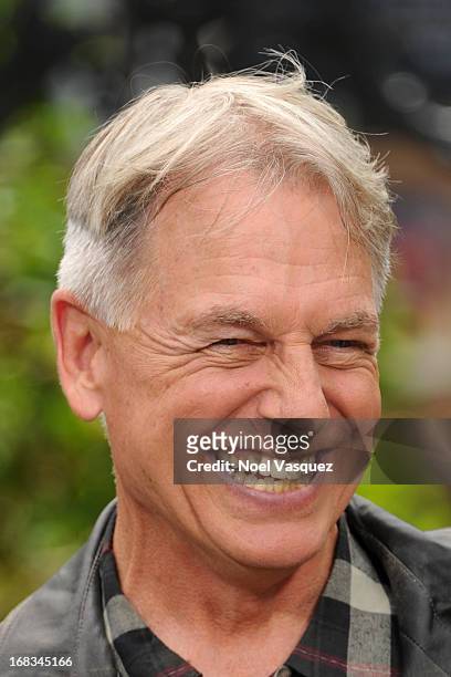Mark Harmon visits "Extra" at The Grove on May 8, 2013 in Los Angeles, California.