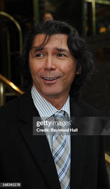 Actor Lou Diamond Phillips is seen outside the Trump Hotel on May 8, 2013 in New York City.