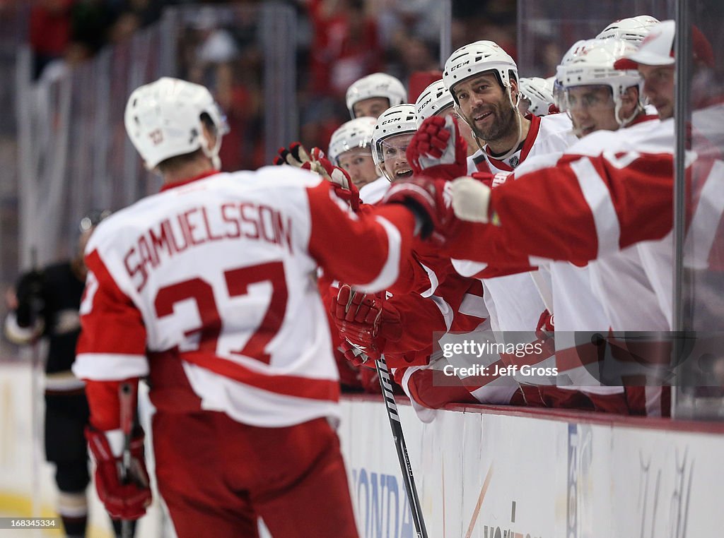 Detroit Red Wings v Anaheim Ducks - Game Five