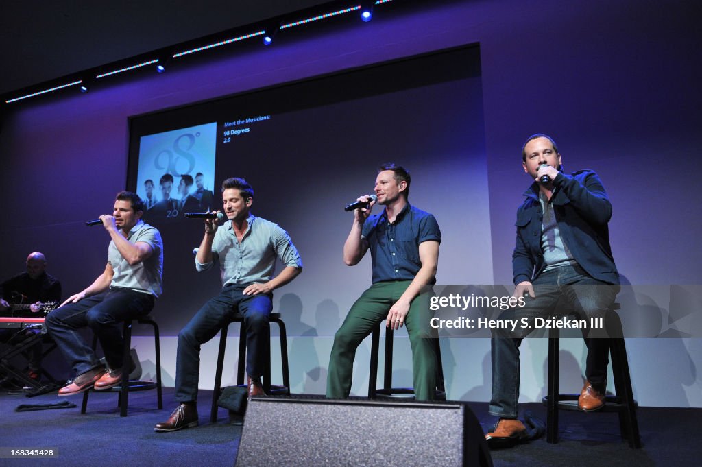 Apple Store Soho Presents: Meet The Musicians - 98 Degrees