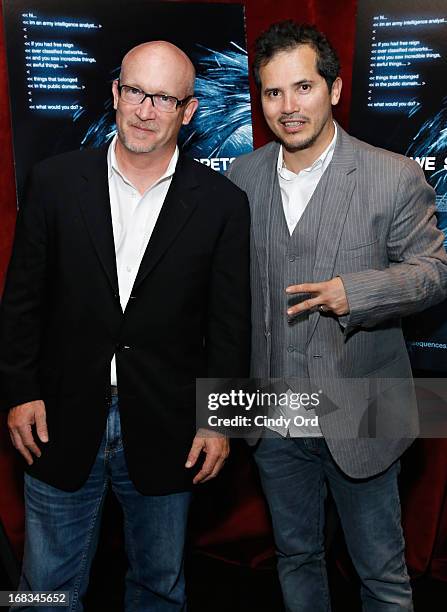 Director/ Producer Alex Gibney and actor John Leguizamo attend the "We Steal Secrets: The Story Of Wikileaks" New York Screening at Tribeca Grand...