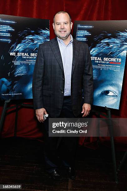 Producer Marc Shmuger attends the "We Steal Secrets: The Story Of Wikileaks" New York Screening at Tribeca Grand Hotel - Screening Room on May 8,...