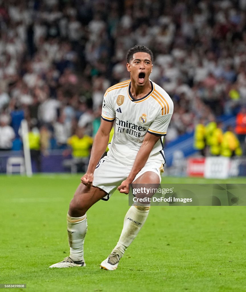 Jude Bellingham Of Real Madrid Celebrates The Teams First Goal During jude-bellingham-of-real-madrid-celebrates-the-teams-first-goal-during