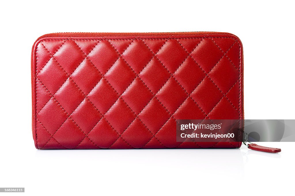 Red Leather Purse