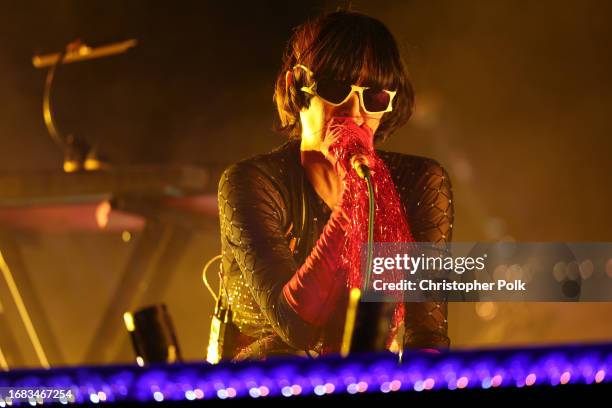 Karen O of the Yeah Yeah Yeahs at Life Is Beautiful 2023 on September 22, 2023 in Las Vegas, Nevada.