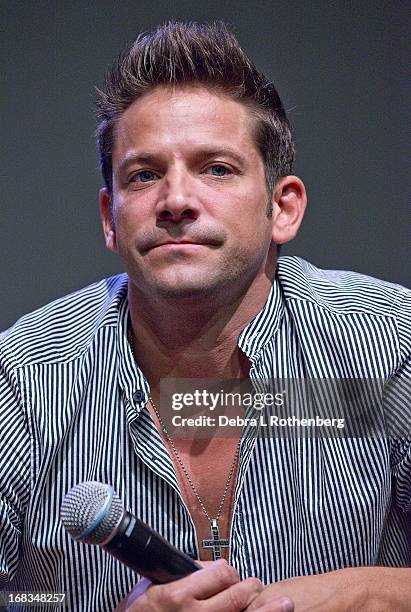Musician Jeff Timmons of 98 Degrees at the Apple Store Soho on May 8, 2013 in New York City.