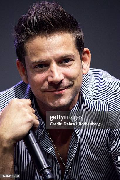 Musician Jeff Timmons of 98 Degrees at the Apple Store Soho on May 8, 2013 in New York City.