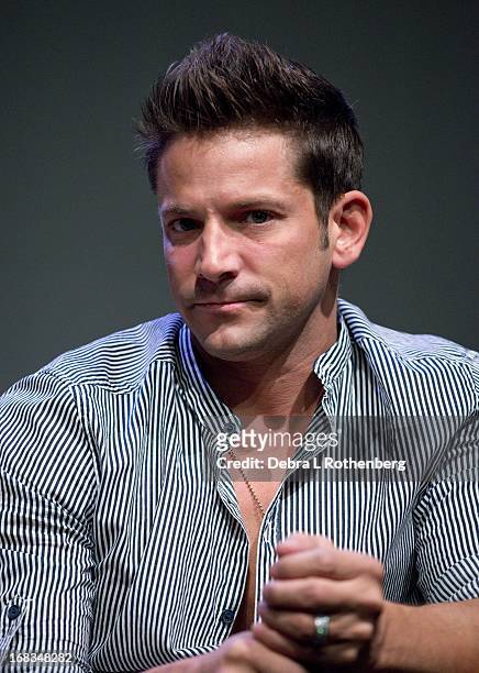 Musician Jeff Timmons of 98 Degrees at the Apple Store Soho on May 8, 2013 in New York City.