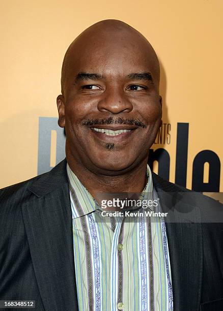 Actor David Alan Grier arrives at the premiere of "Peeples" presented by Lionsgate Film and Tyler Perry at ArcLight Hollywood on May 8, 2013 in...