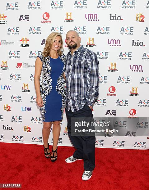Storage Wars" cast members Brandi Passante and Jarrod Schultz attend the 2013 A+E Networks Upfront at Lincoln Center on May 8, 2013 in New York City.