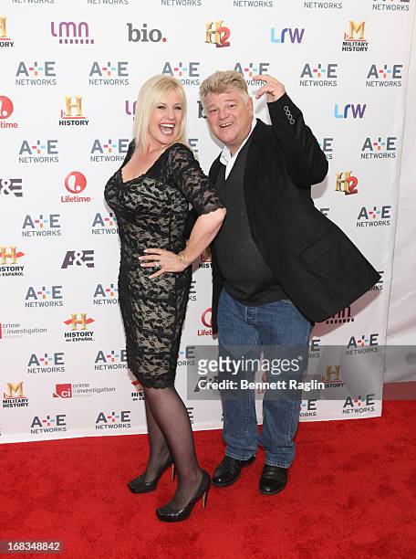 Personality Laura Dotson and Dan Dotson attend the 2013 A+E Networks Upfront at Lincoln Center on May 8, 2013 in New York City.