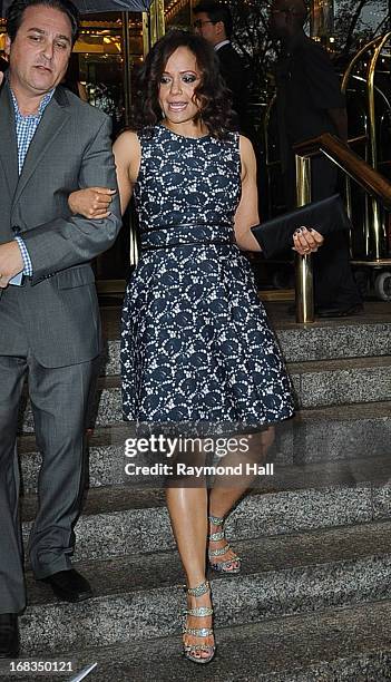 Actress Judy Reyes is seen outside the Trump Hotel on May 8, 2013 in New York City.