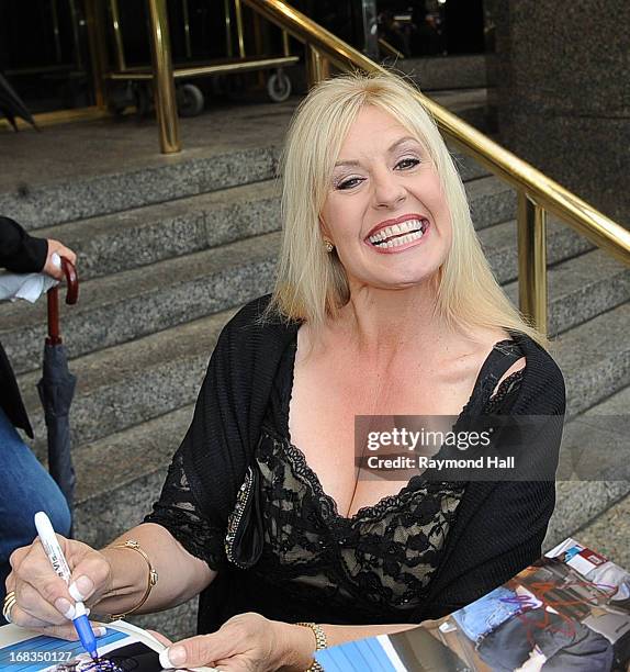 Laura Dotson is seen outside the Trump Hotel on May 8, 2013 in New York City.