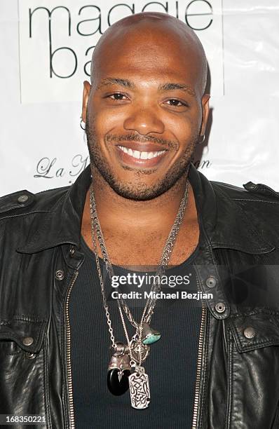 Franklin Vanderbilt attends Celebrity Fashion Designer Maggie Barry Street Launch Party For "M8" at La Maison de Fashion on May 8, 2013 in Hollywood,...