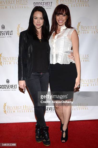 Lindsey McKeon and Jessica Sutta attend the 13th Annual International Beverly Hills Film Festival - Opening Night Gala at TCL Chinese Theatre on May...