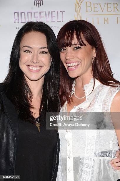 Lindsey McKeon and Jessica Sutta attend the 13th Annual International Beverly Hills Film Festival - Opening Night Gala at TCL Chinese Theatre on May...