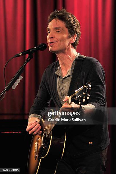 Singer/songwriter Richard Marx performs during Live From The GRAMMY Museum: Richard Marx at The GRAMMY Museum on May 8, 2013 in Los Angeles,...