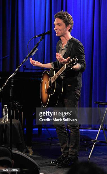 Singer/songwriter Richard Marx performs during Live From The GRAMMY Museum: Richard Marx at The GRAMMY Museum on May 8, 2013 in Los Angeles,...