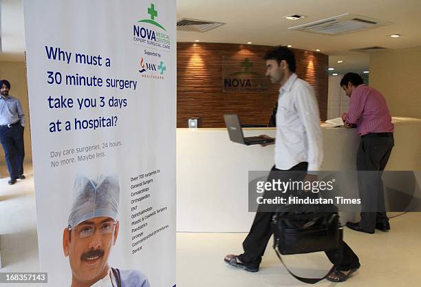 New concept of Medical fecilities at the NOVA Medical Centre at East Of Kailash on October 29, 2010 in New Delhi, India.