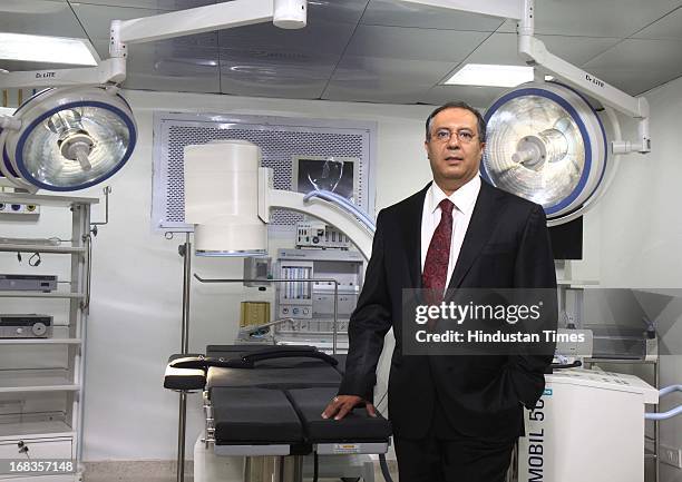 Suresh Soni CEO Nova Medical Centre at one of the OT at the NOVA Medical Centre at East Of Kailash on October 29, 2010 in New Delhi, India.