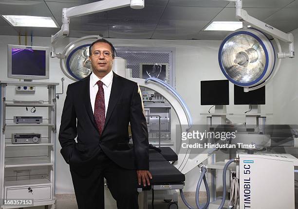 Suresh Soni CEO Nova Medical Centre at one of the OT at the NOVA Medical Centre at East Of Kailash on October 29, 2010 in New Delhi, India.