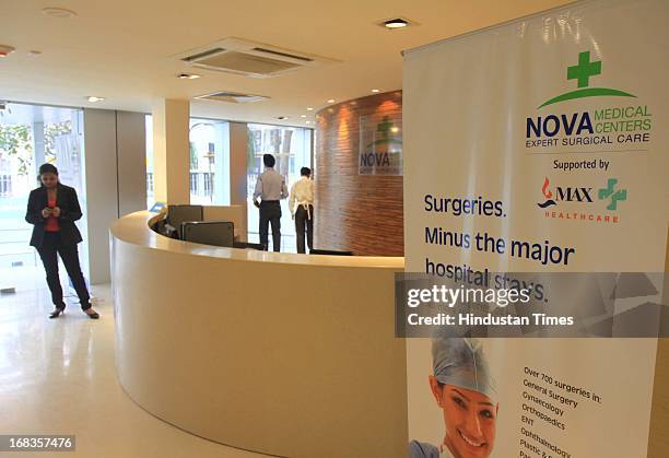 New concept of Medical facilities at the NOVA Medical Centre at East Of Kailash on October 29, 2010 in New Delhi, India.