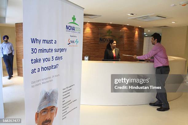 New concept of Medical facilities at the NOVA Medical Centre at East Of Kailash on October 29, 2010 in New Delhi, India.