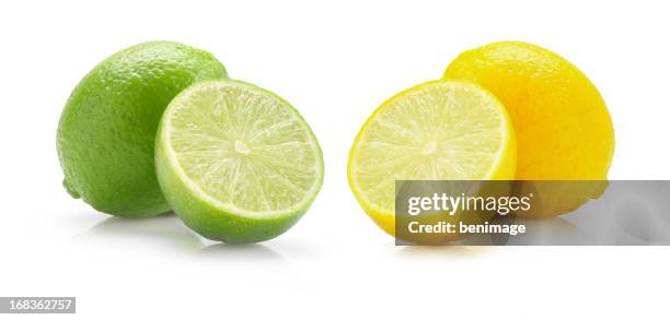 lime and lemon - lime stockfoto's en -beelden