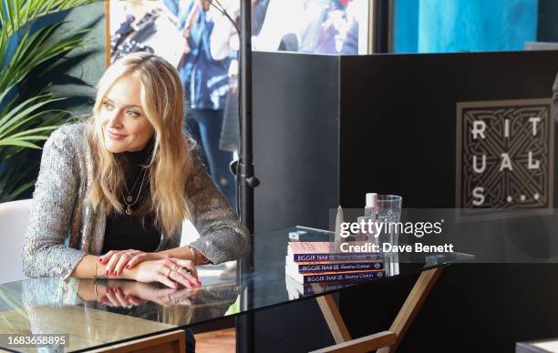 Fearne Cotton signs copies of her book "Bigger Than Us" at the Rituals Oxford Street flagship store opening on September 23, 2023 in London, England.
