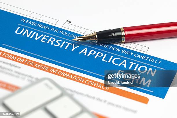 university application form - application form stock pictures, royalty-free photos & images