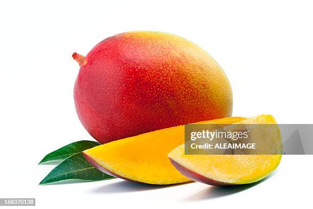 mango - scheibe portion stock-fotos und bilder