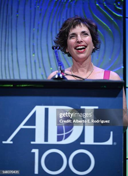 Regional Driector Amanda Susskind attend the Anti-Defamation League's Centennial Entertainment Industry Award Dinner at The Beverly Hilton Hotel on...