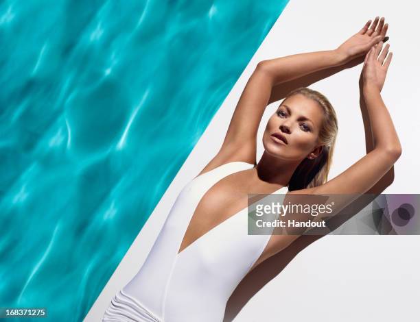 In this handout image provided by St. Tropez, St. Tropez, the iconic global self-tan brand today announces the appointment of Kate Moss as the new...