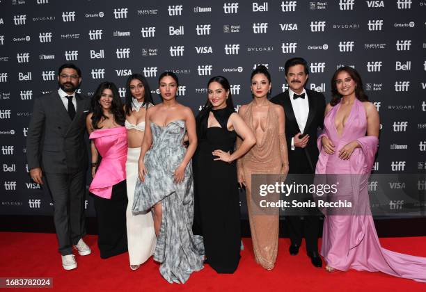 Karan Boolani, Ekta Kapoor, Dolly Singh, Bhumi Pednekar, Shibani Bedi, Shehnaz Gill, Anil Kapoor and Kusha Kapila attend the "Thank You For Coming"...