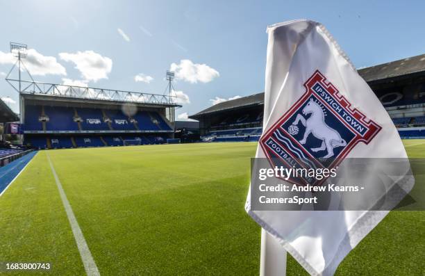 General view of the Portman Road stadium during the Sky Bet Championship match between Ipswich Town and Blackburn Rovers at Portman Road on September...