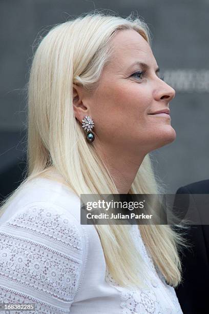 Crown Princess Mette-Marit of Norway attends a reception at SF MOMA, The San Francisco Musuem of Modern Art during day four of their week long visit...