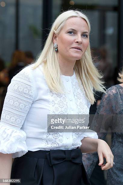 Crown Princess Mette-Marit of Norway attends a reception at SF MOMA, The San Francisco Musuem of Modern Art during day four of their week long visit...