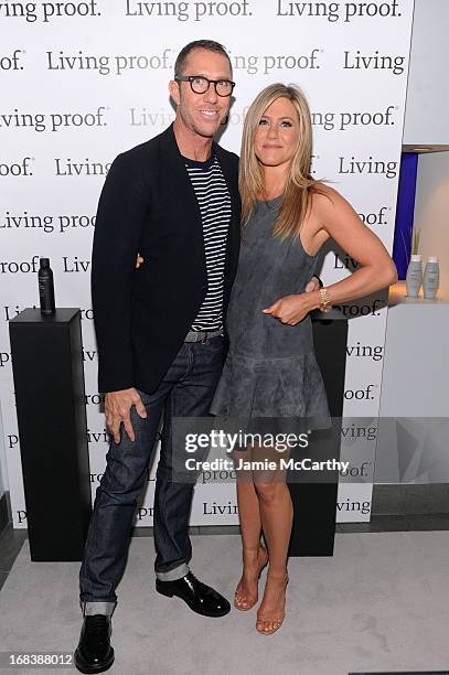 Jennifer Aniston launches Living Proof Good Hair Day Web Series at The Royalton Hotel on May 8, 2013 in New York City.