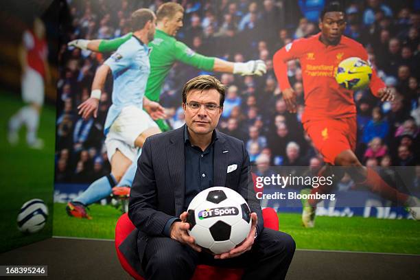 Marc Watson, head of BT Vision at BT Group Plc, poses for a photograph during the launch of the company's new sports television channel BT Sport in...