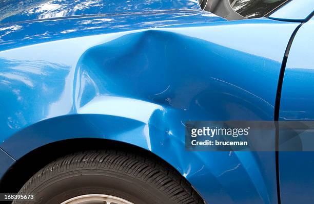 fender bender - damaged stock pictures, royalty-free photos & images