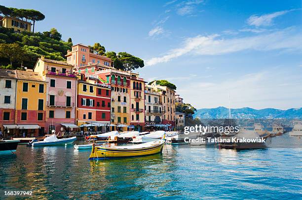 portofino, liguria, italy - genua bildbanksfoton och bilder